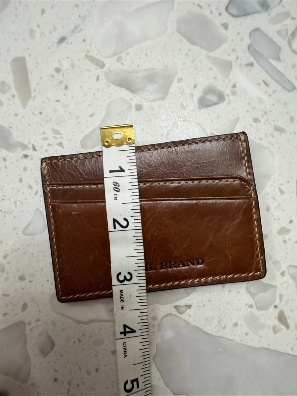 Brown Leather Card Holder